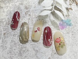 ほっこりお正月デザイン