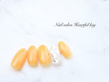 ネイルサロン ハートフルキー(Heartful key)/シェルネイル¥8000