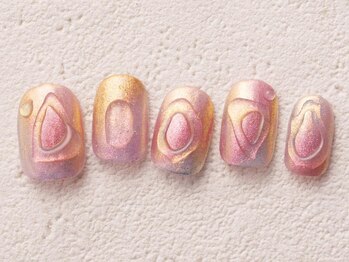 アイネイルズ 渋谷店(I nails)/うるうるミラーもや