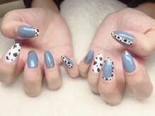ネイルアンドアイラッシュサロン エスポアール(nail&eyelash salon espoir)/牛柄ネイル