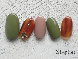 オリーブカラー べっこう