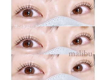 マリブ ヘアリゾート アイラッシュ みどり店(malibu hair resort eyelash)/ラッシュリフト サンドロッド