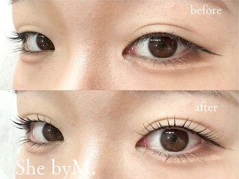 シーバイエム 蒲田(She byM)/まつげパーマ♪デザインラッシュ