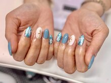 ルキア(Lukia)/雪結晶ネイル