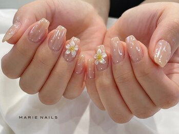マリーネイルズ 大阪梅田店(MARIE NAILS)の写真/★オフ込みtrend design course￥6600！オリジナルアートの種類豊富！手足同時施術OK♪JNA1級以上も在籍！
