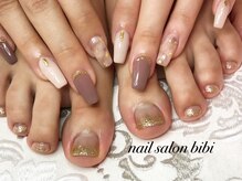 ネイルサロン ビビ(bibi)/ ハンドもフットも秋ネイル