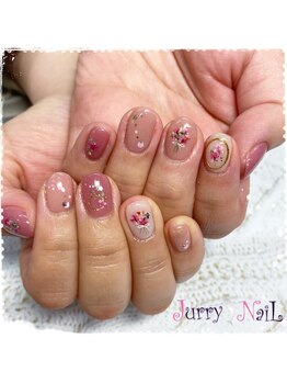 ジュリーネイル 所沢店/押し花ネイル