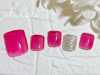 ユーネイルズ 恵比寿(Yu.NAILS.)/フットシンプル☆フットバス付
