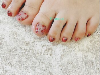 フランセス(Frances)/フット　さくらんぼネイル