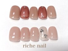 リッシュネイル 新百合ヶ丘店(riche nail)/シンプルアートコース