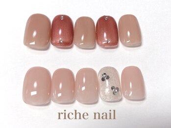 リッシュネイル 新百合ヶ丘店(riche nail)/シンプルアートコース