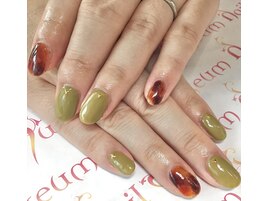 【トレンド】べっこうネイル