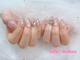 水光マグネットネイル