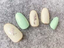 ネイルサロンアンドスクール アイビー(IVY)/ふんわり春カラー