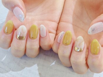 ラルネイル 大宮(Lull. nail)/＊マスタード＊大理石＊