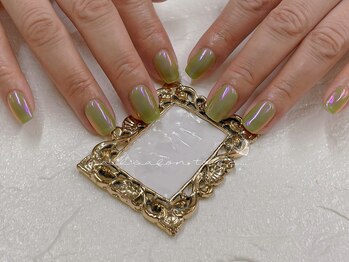 ネイルサロン トゥービー 御徒町上野(To Be)/オーロラミラーコース5480円