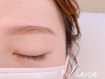 イハナ(ihana)の写真/肌に優しい素材使用で敏感肌の方にも◎第一印象は目元で決まる＜眉毛×まつ毛set¥8800＞で垢抜けた印象へ♪