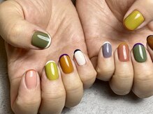 ジェムネイル(Jem Nail)/カラフルフレンチ