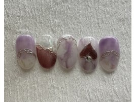 10月限定夏ネイル6800