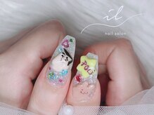 イル 神戸店/３Dネイル×キャラクター