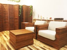 ボタニカルタイムの雰囲気(自然素材を使用した贅沢空間に癒されて…♪)