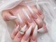 Angel nail【ジェルネイル/長さ出し/マグネット】の写真/【中野NEWOPEN】夏こそロングネイル！チップ長さだし×パーツでお気に入りの指先へ♪ワンホン・韓国ネイル