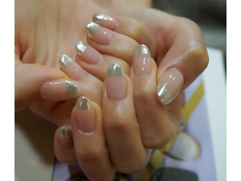 ネイル シスター(nail sister)/ミラーフレンチ