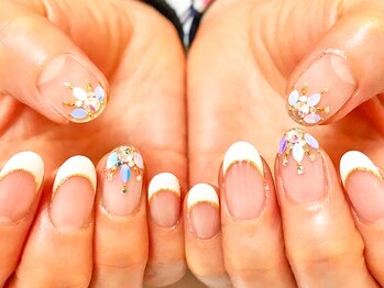 ライトウェーブ 長野駅前店/クリアフレンチネイル