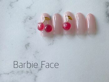 バービーフェイス 恵比寿(Barbie Face)/さくらんぼネイル