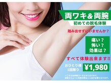 クマさん脱毛/人気部位体験コース