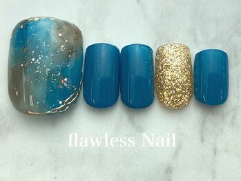フローレスネイル 新宿西口店(FlawlessNail)/【フットシンプル】6980円