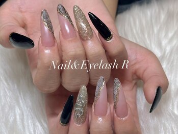 パイソン柄ネイル