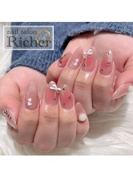 エスフィーネイルサロン リシェル(Esfy nailsalon Richer)/チークネイル