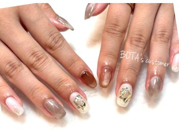 ニュアンスネイル/透け感ネイル