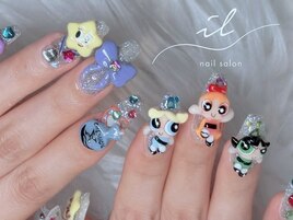 ３Dネイル×キャラクター