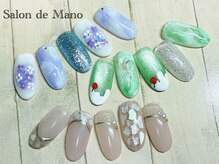 サロンドマーノ(Salon de Mano)の雰囲気（月替り☆キャンペーンネイル♪写真：オフ込み定額6800円）