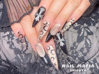 ネイルマフィア 渋谷(NAIL MAFIA)の写真/＜自然かつ美しいフォルム＞深爪・折れてしまった爪・短いお爪も綺麗に長さだし♪モチの良さも◎