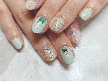 サロン ド メルシー(Salon de MERCI)/グレーグリーン☆