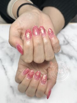 オレンジスティック/ラメピンクスカルプ　sh3