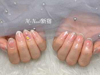 エムプラスネイル 新宿(M+Nail)/チークマグネットフレンチ
