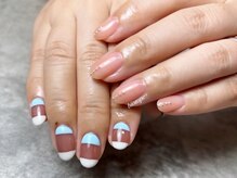 ビオトーププラス 浦和店(bio tope +)/個性派ボーダーネイル[浦和]