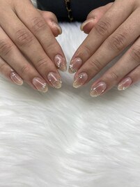 きらきらちーくネイル