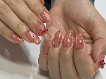 ジェミーネイル シンジュク(Jemiy nail shinjuku)/【Aoi】マグドットリボン¥8700
