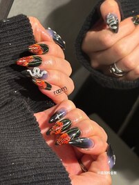 フルオーダー×ブラックネイル