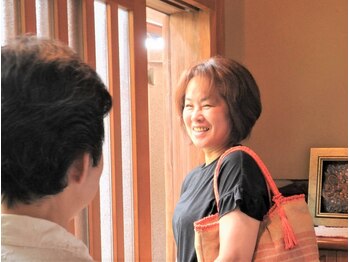 リカ/お見送り風景