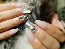 シュガーネイル(sugar nail)/ストーン埋め込みネイル