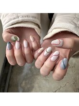 ネイルサロン アンブレラ(Umbrella)/ワンカラー うねうね ニュアンス