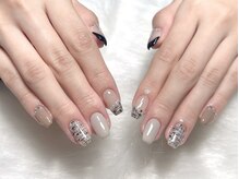 ネイリア(Nailia)/持ち込みツイードネイル　¥10980