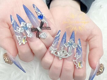 ルミ 西川口(Lumi)の写真/NEW OPEN★理想をそのまま指先に！駅近の長さ出し専門店で、可愛いパーツ盛りも上品シンプルも自由自在♪