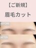 【レディース】骨格分析付き♪眉毛カット+眉メイク仕上げ+描き方レクチャー